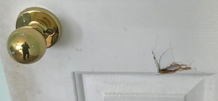 interior door hole repair Stevenson Ranch